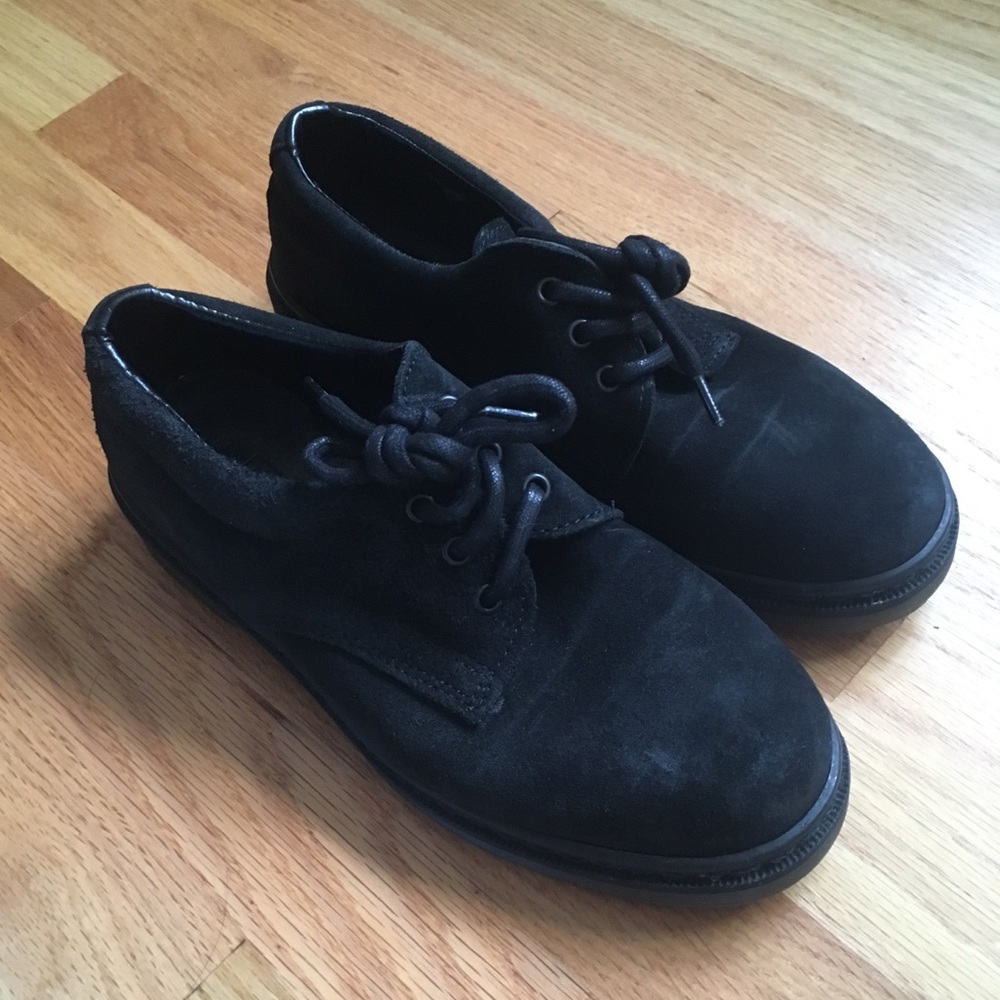Black Suede Topshop Shoes